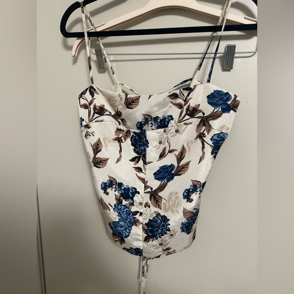 Tory Burch 90’s inspired strappy tie back tank - Picture 9 of 11